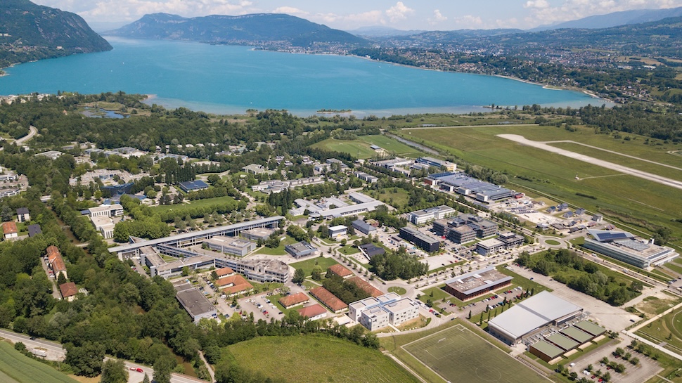 Vue aérienne de Chambéry